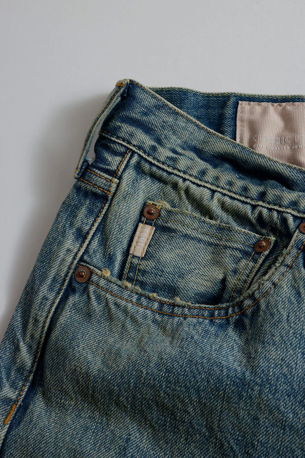 ファンダメンタル デニムCLASSIC STRAIGHT DENIM CS118(FA24/MG118)INDIGO