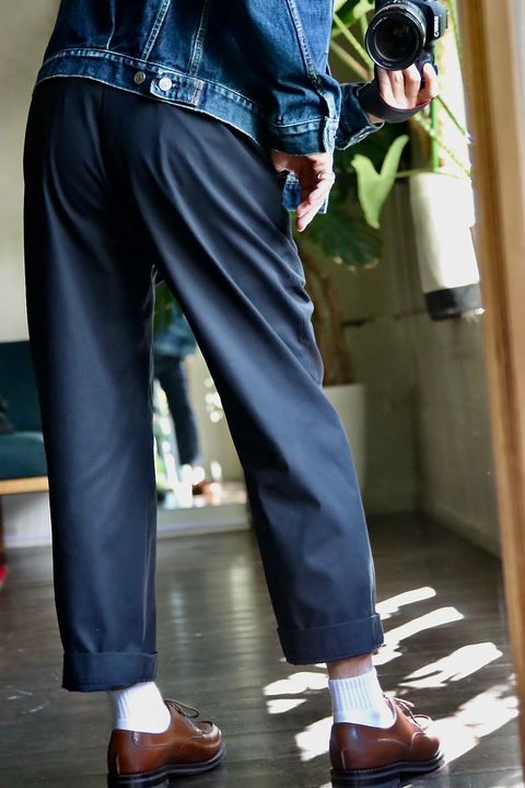 A.PRESSE 23AW Work Chino Trousers"NAVY"スタイル
