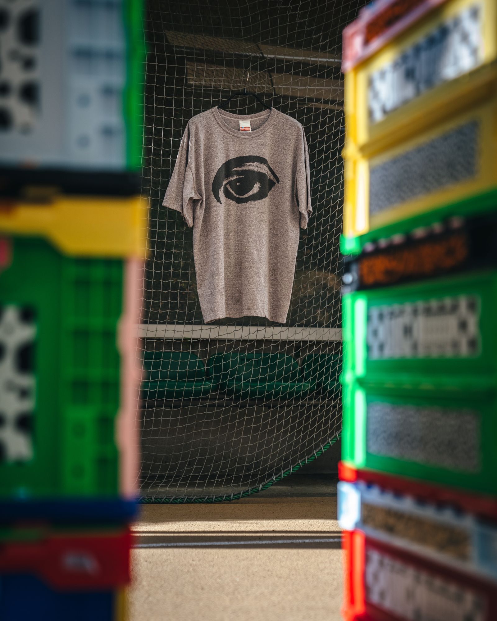 セントマイケル 26SS EYE SS T-SHIRT(SM-MK8-0000-019)GRAY☆4月11日(土)発売！