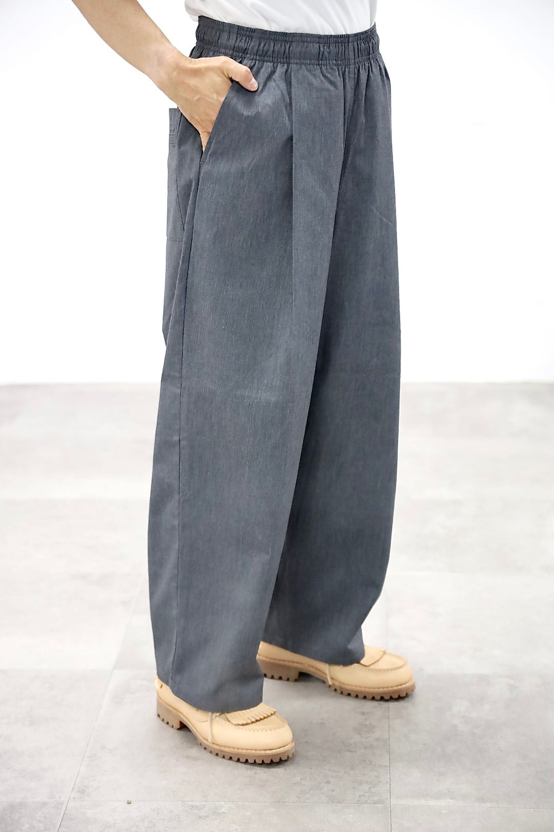 FreshService 26SS CORPORATE WIDE EASY PANTS"H.GRAY"スタイル
