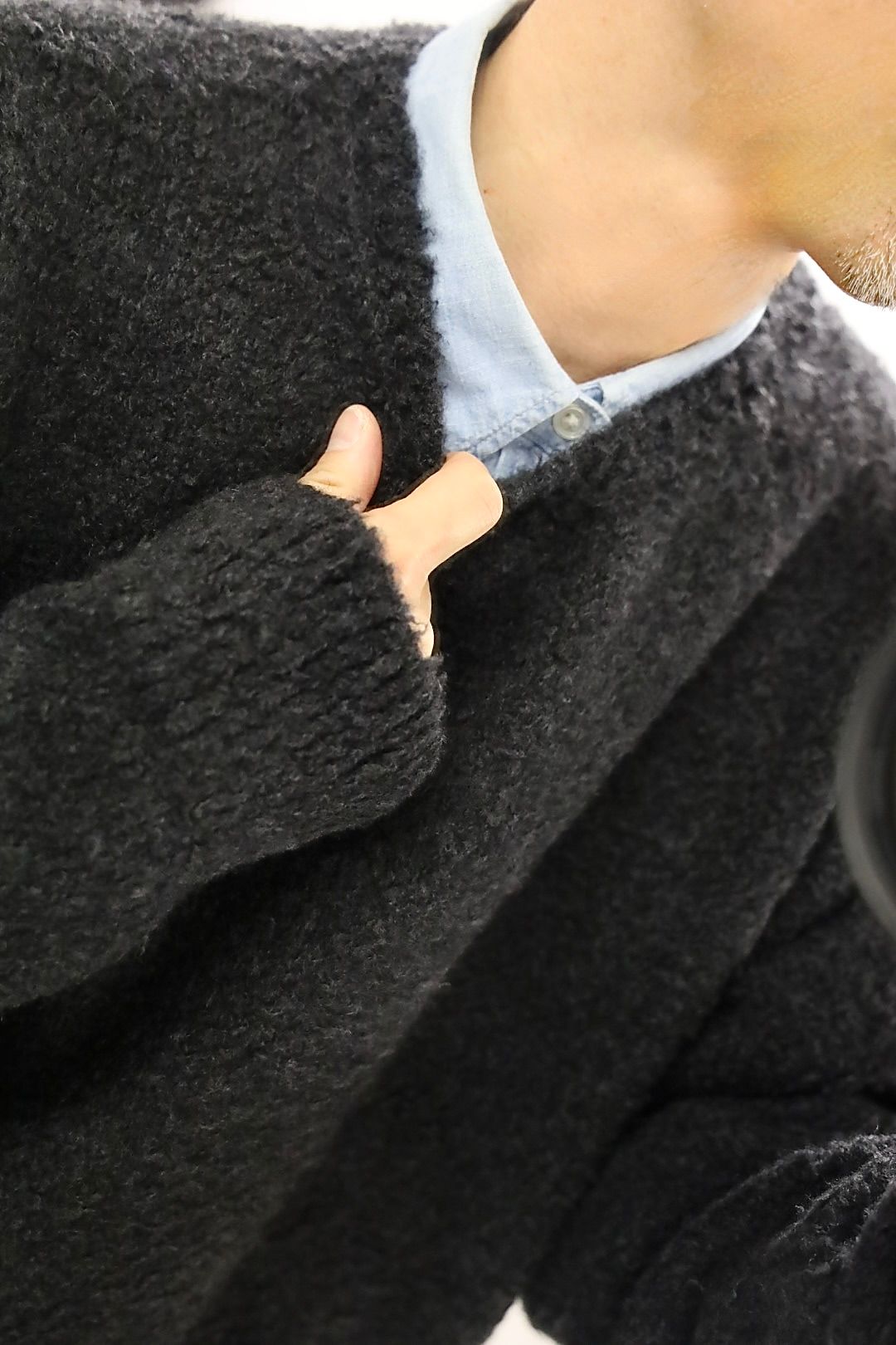 アプレッセ 2025 STYLE2 Cashmere Mole Yarn Pullover Sweater(25AAP-03-20)CHARCOAL☆10月25日(土)発売!