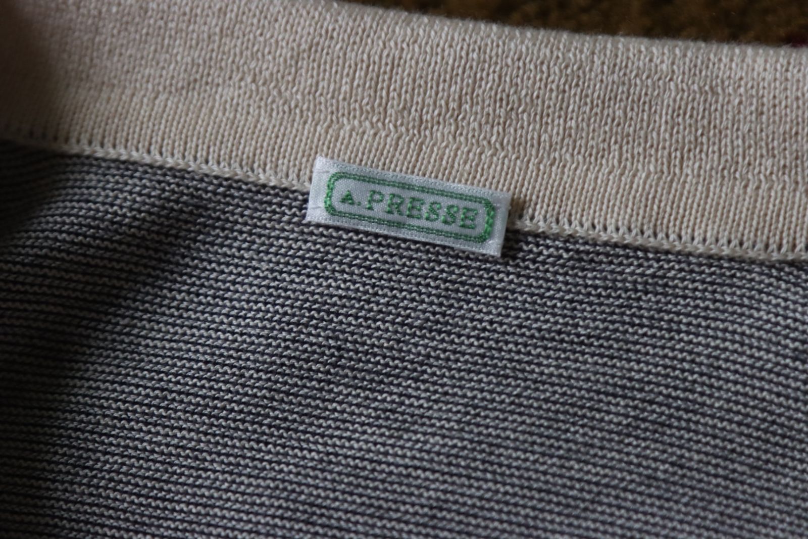 アプレッセ23AW S/S High Gauge Skipper (23AAP-03-10H)STRIPE