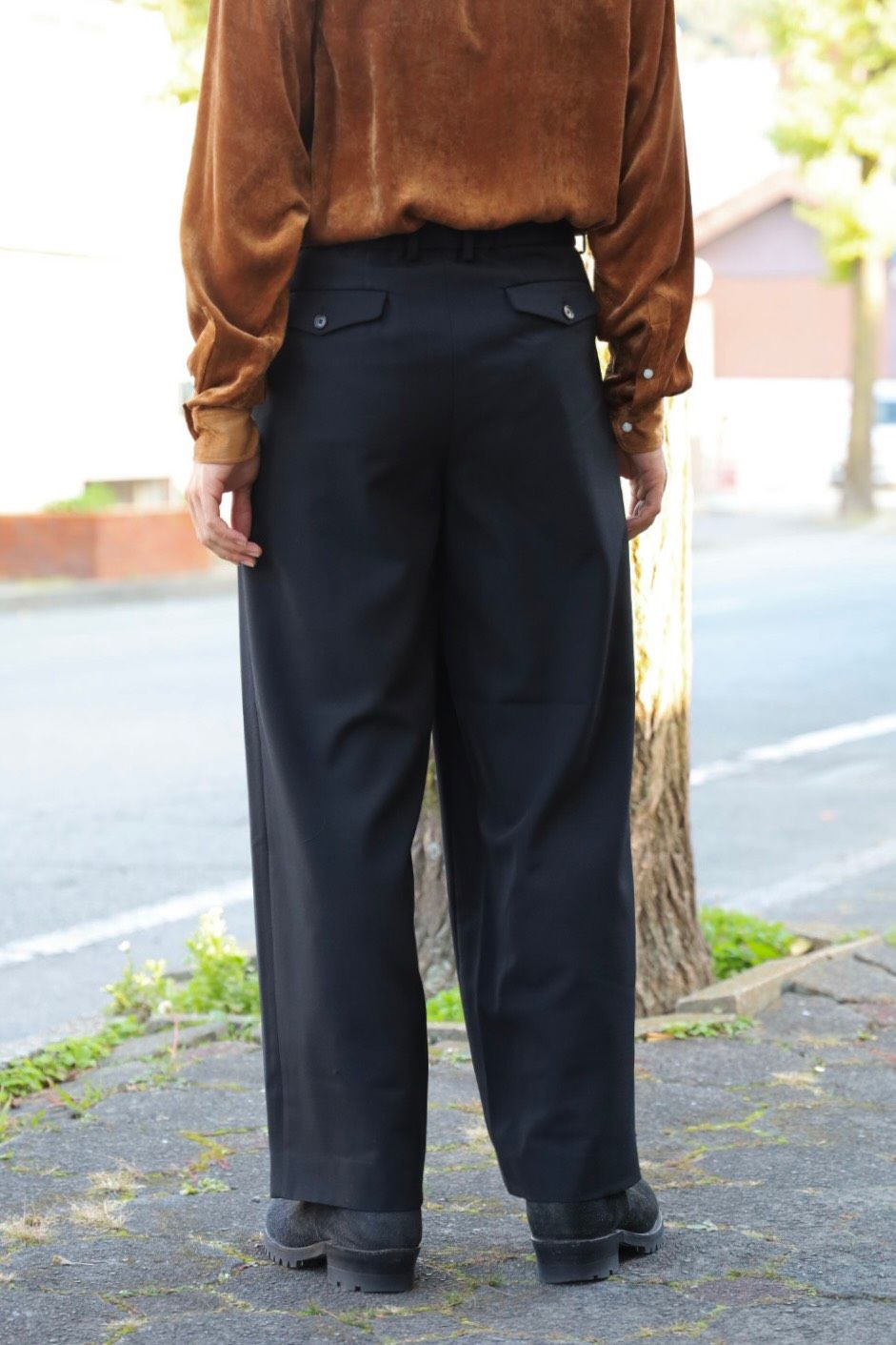 MARKAWARE Organic Wool Survival Cloth® Triple Pleated Wide Trousers☆新規お取り扱いスタート
