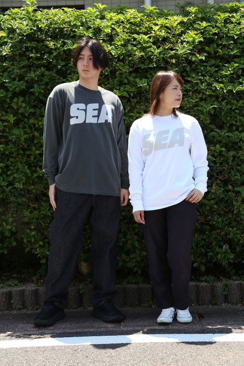 WIND AND SEA SEA (sea-alive) L/S T-SHIRT style. 2021.05.30.