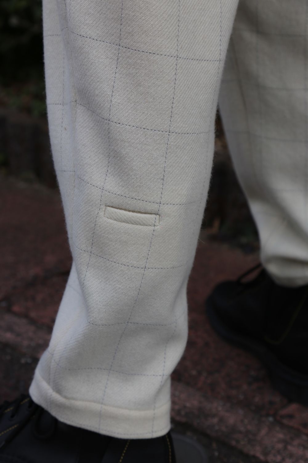 Dulcamara リフレクターツイードセットアップ"off White" style 2020.12.27.