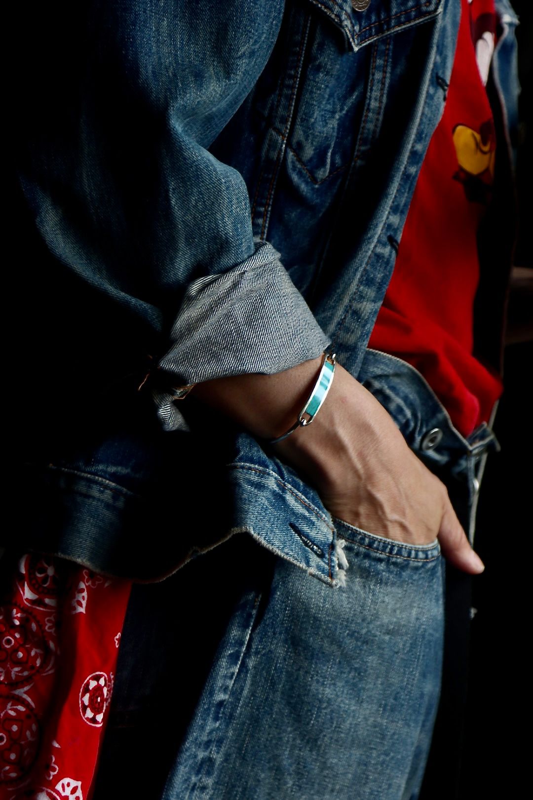 A.PRESSE No.22 Washed Wide Denim Pantsスタイル36