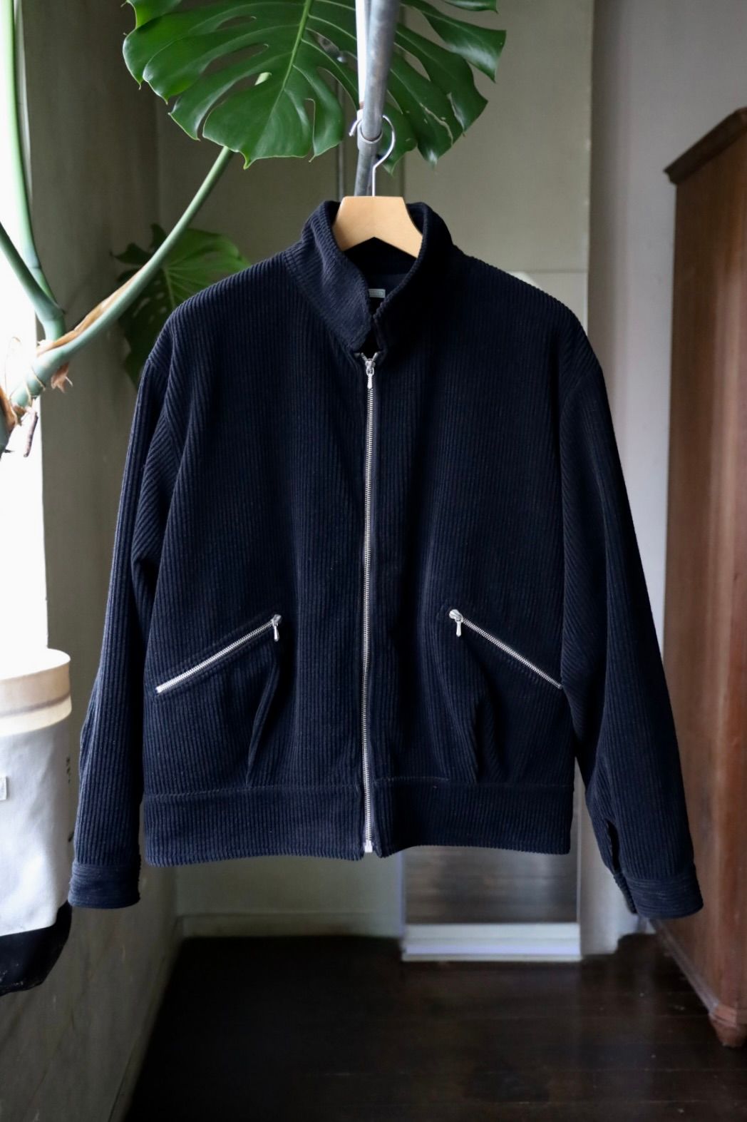 アプレッセ Wool Corduroy Bomber Jacket(25SAP-01-21H)BLACK