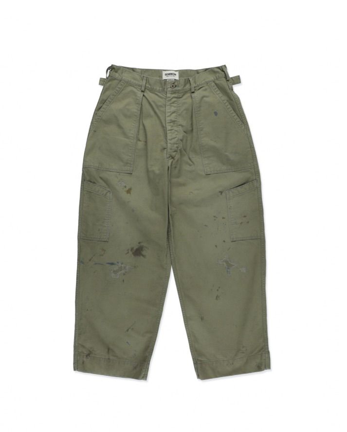 BOW WOW 25FWバウワウ REPAIRED USAF MECHANIC PANTS(BW252-RUMP) AGED SAGE GREEN★10月25日(土)発売!