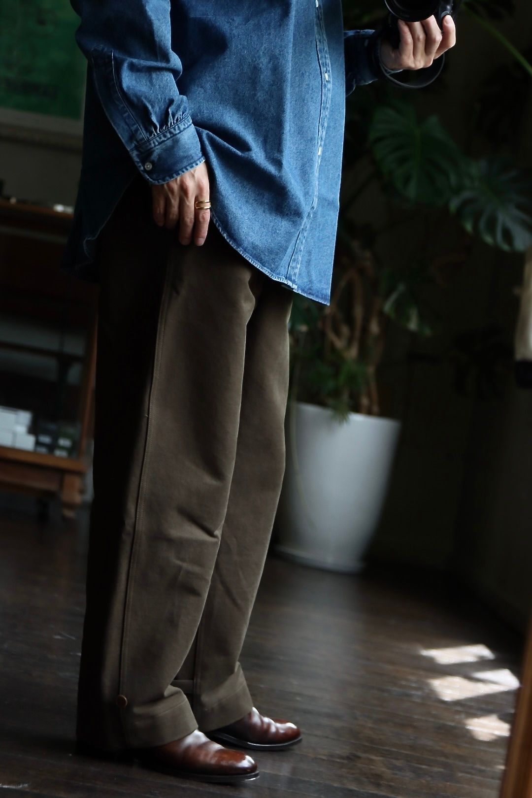 A.PRESSE - アプレッセ22FW デニムシャツ BD Denim Shirt (22AAP-02-08H)L.INDIGO※8月11日発売 |  mark