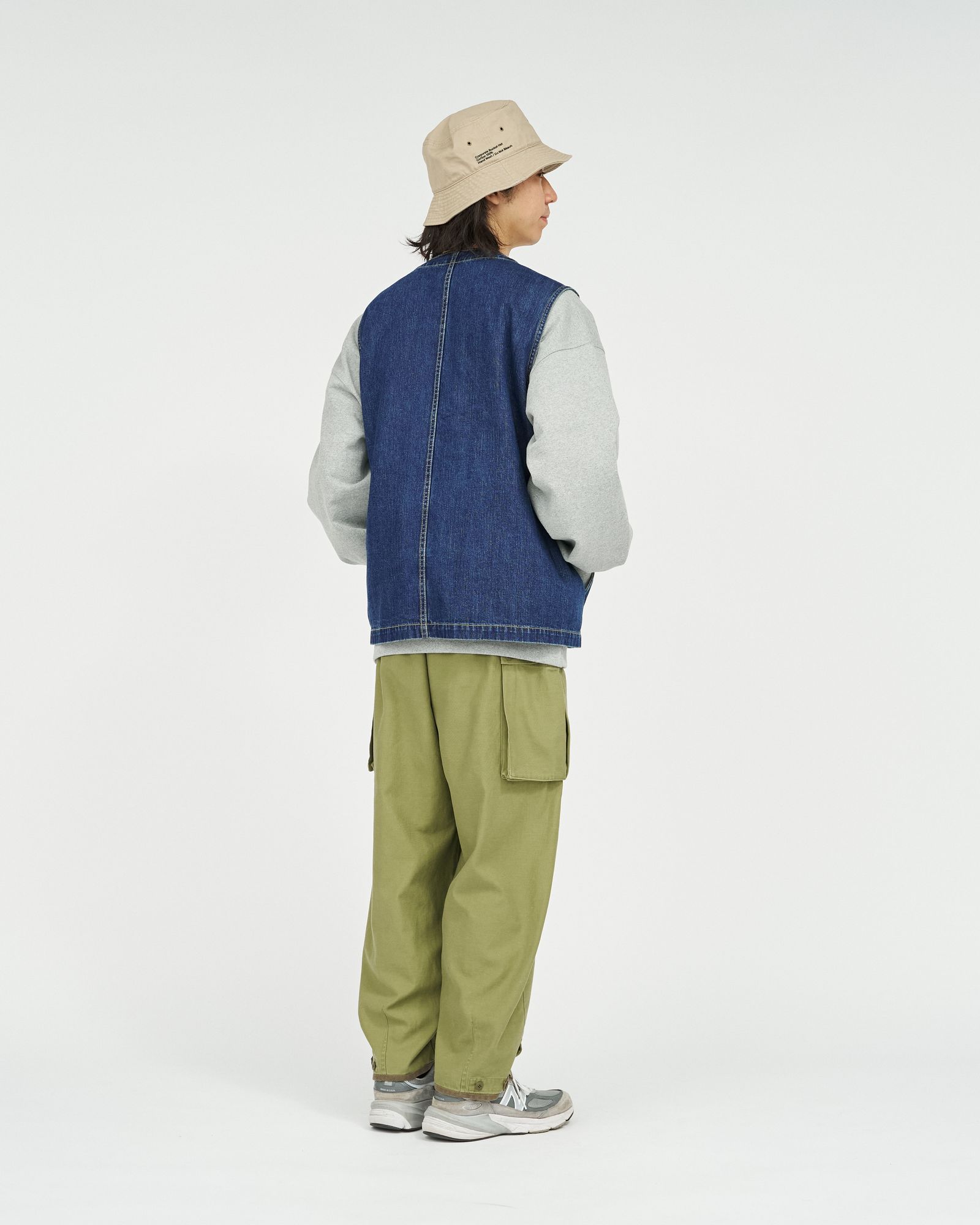 フレッシュサービス WORKERS DENIM VEST(FSC261-30266FB)FADE INDIGO☆12月20日(土)発売！