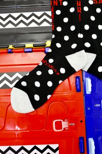 セントマイケル 26SS DOT SOCKS(SM-MK8-0000-100)BLACK★1月10日(土)発売！
