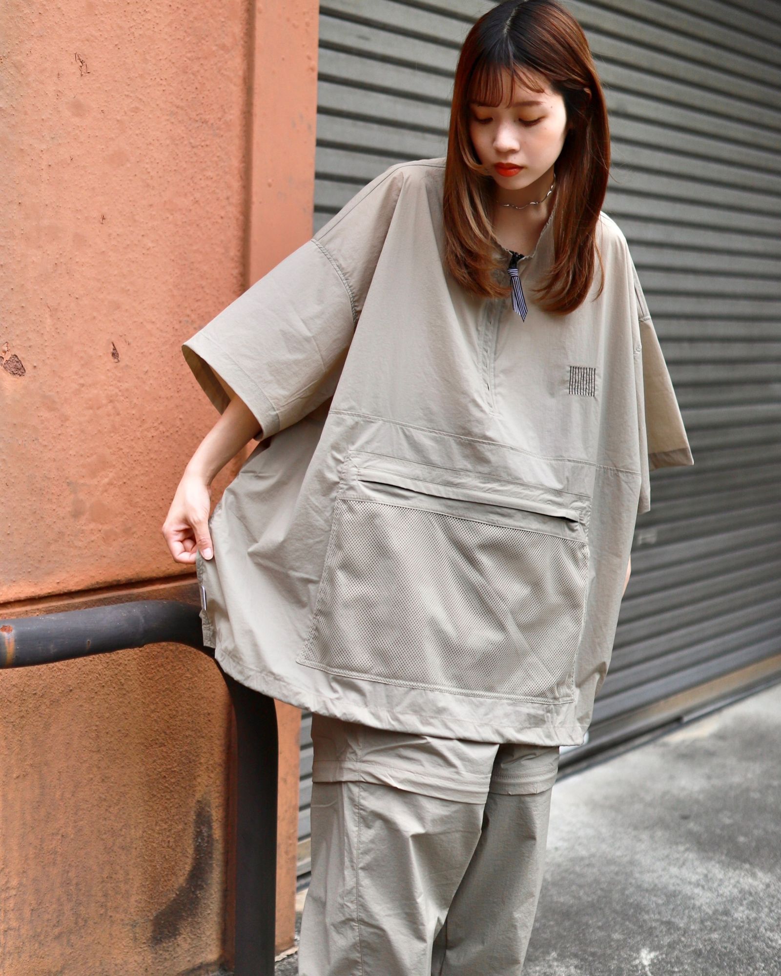 6月10日(土)発売！S.F.C-Stripes For Creative- 新作HALF ZIP NYLON SHIRT style.2023.6.8