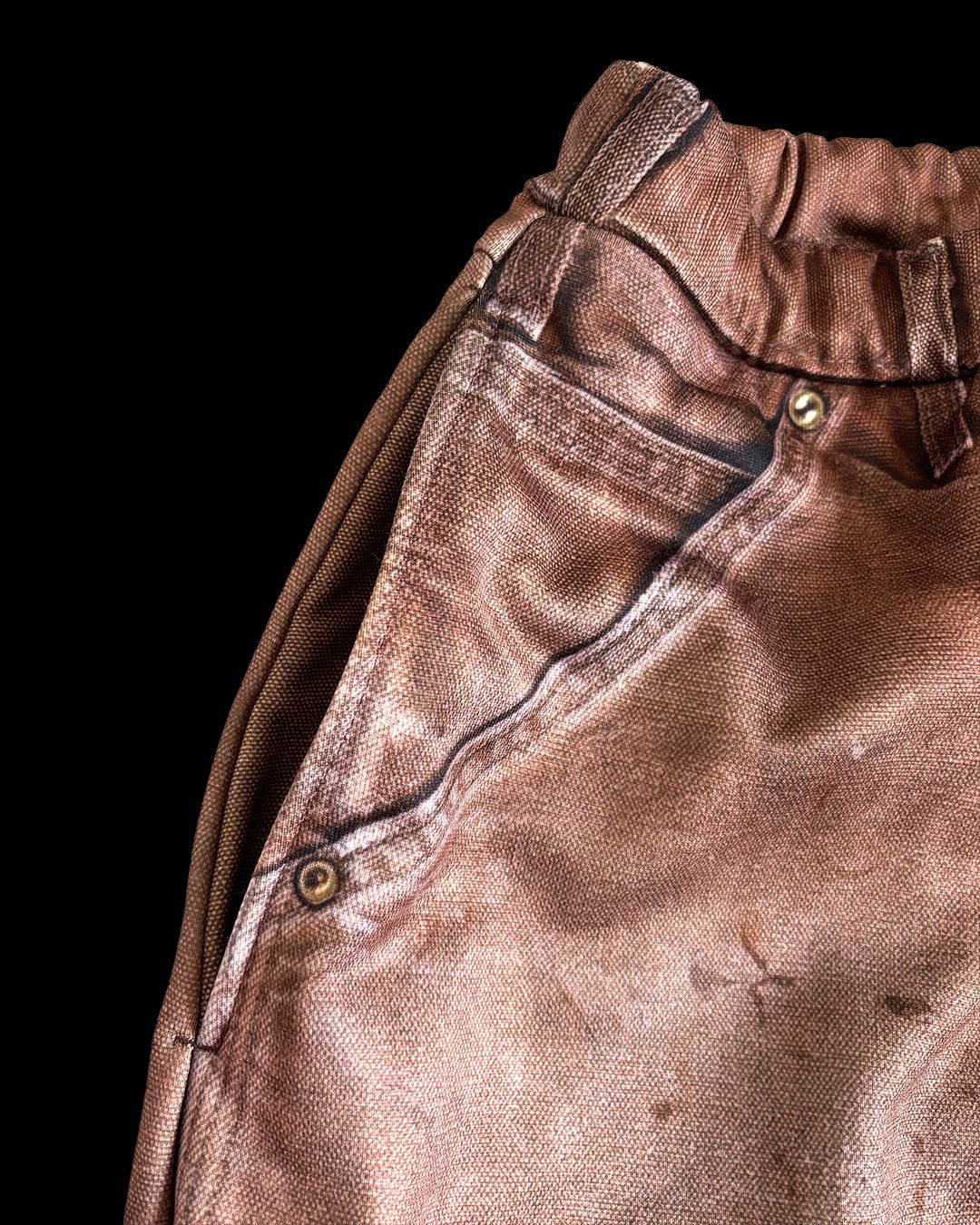 トーキングアバウト ジ アブストラクション 26SS パンツ PRINT DUCK WIDE PT(26SS-PT-002CH)BROWN新作発売！