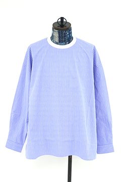 S.F.C 2026FW エスエフシー STRIPE CREWNECK SHIRT (SFCFW26S01)Sax☆9月12日(土)発売！