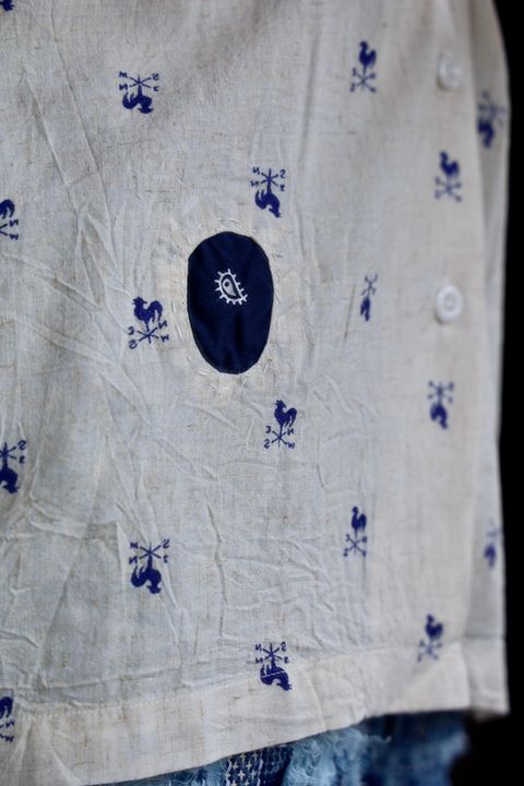 BOW WOW WEATHERVANE BANDANA REMADE SHIRTスタイル