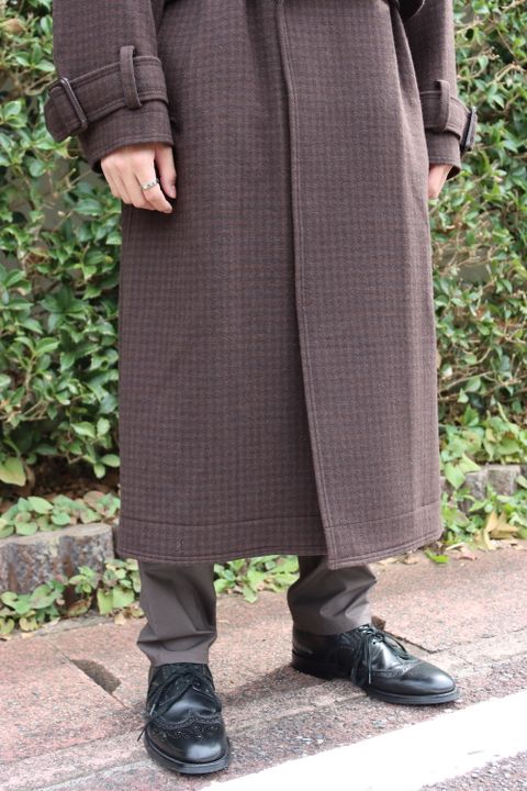 YOKE DOUBLE BREAST OVERCOAT(YK21AW0242C)style.2021.09.13