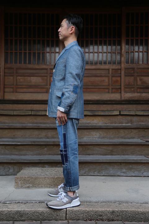 JUNYA WATANABE MAN 綿リネンデニムジャケットstyle.2021.2.7.