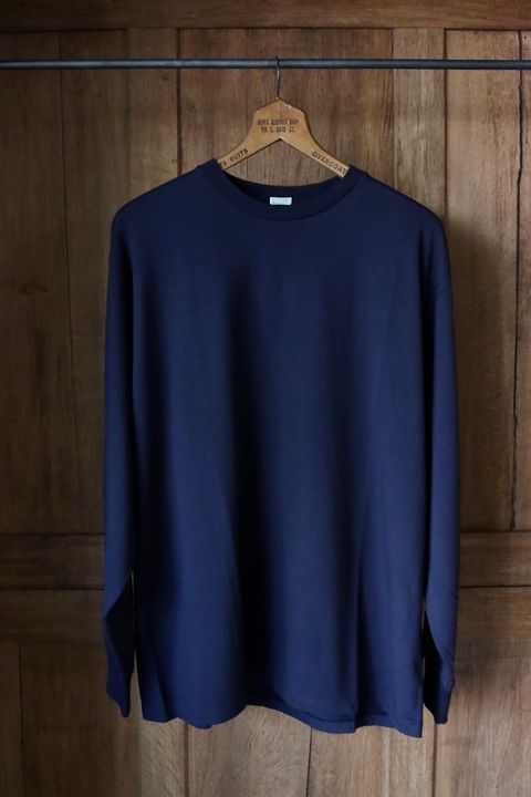 アプレッセ Cashmere Blend L/S T-Shirt(24SAP-05-07K)NAVY