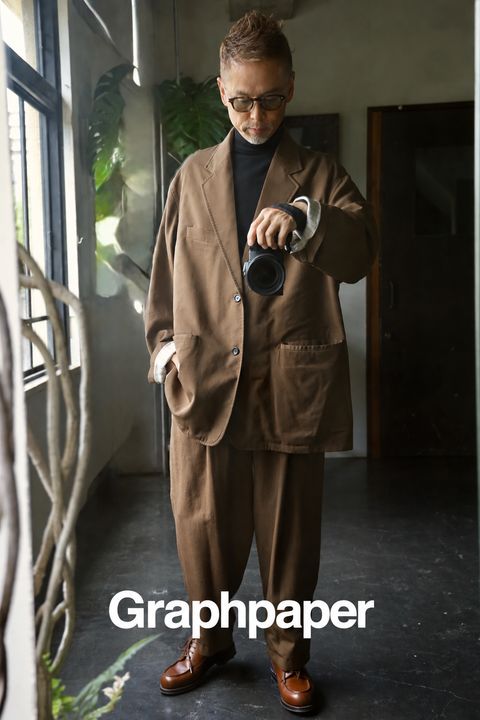 Graphpaper Fulled Wool Twill Oversized Jacketスタイル2026.9.23.