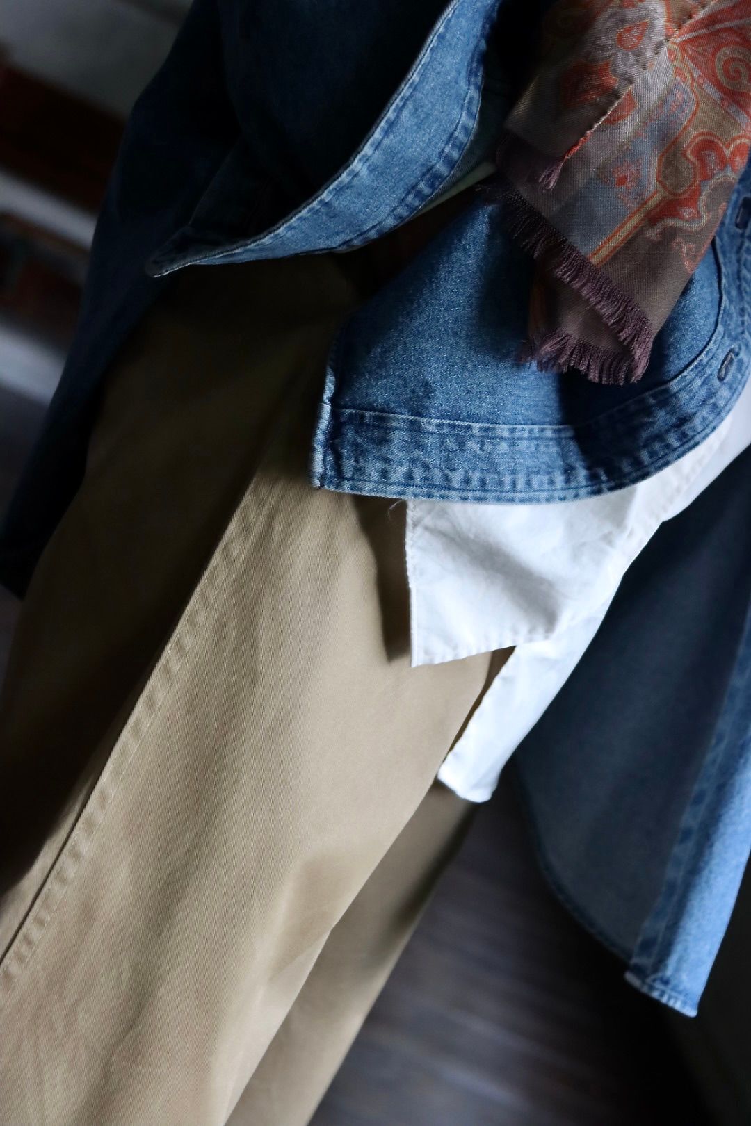 A.PRESSE アプレッセ22FW Vintage US ARMY Chino Trousersスタイル