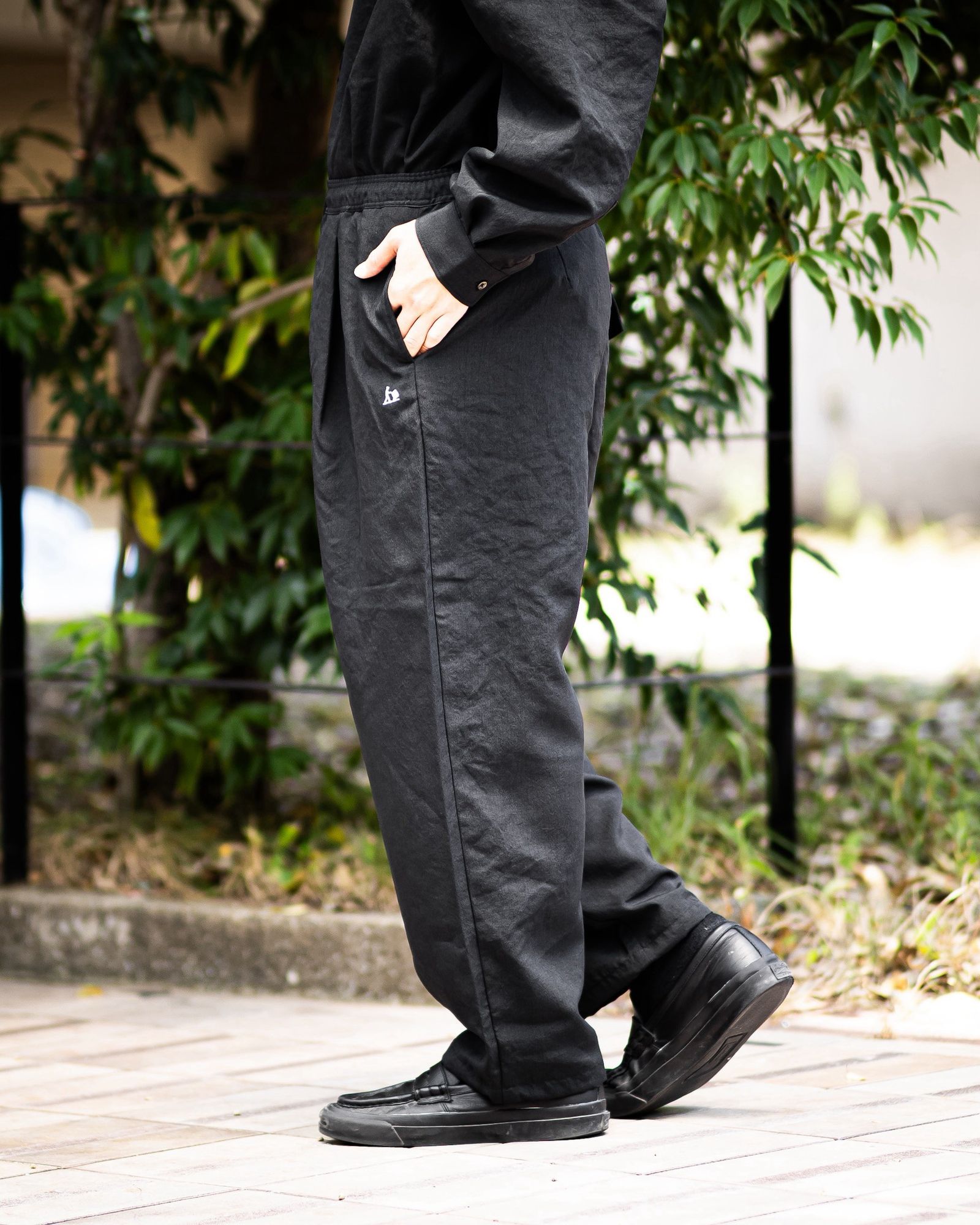 フレッシュサービス 26AW DRY WASHER POPLIN EASY PANTS(FSC263-40064)BLACK