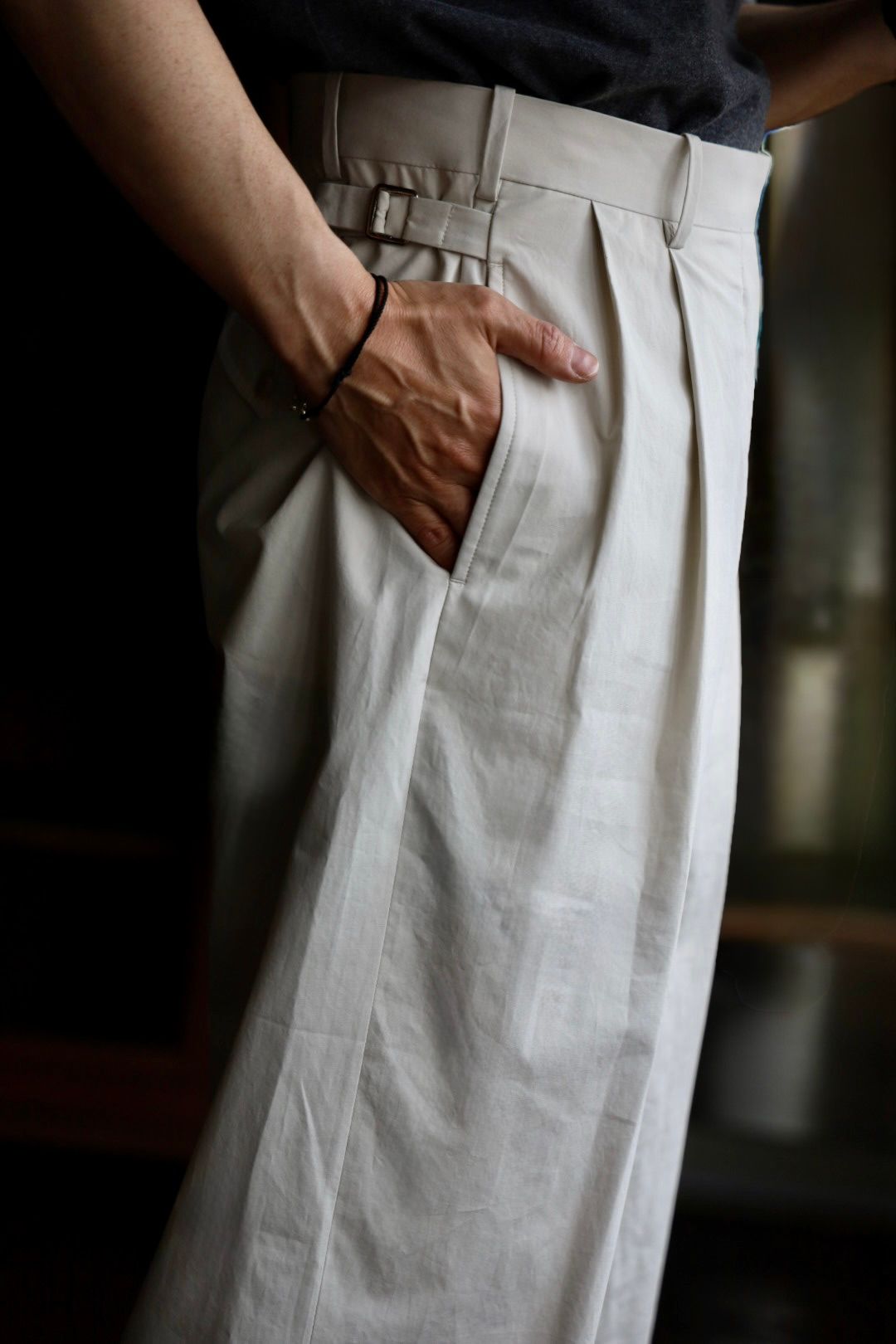アプレッセ 25SS High Density Weather Cloth Trousers(25SAP-04-15H)ECRU☆4月26日(土)発売！