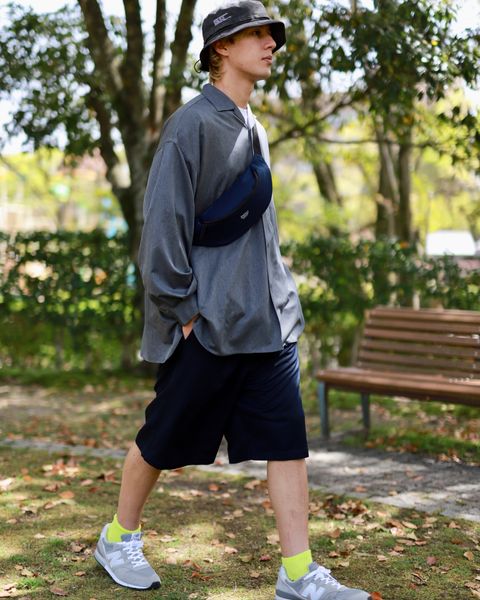 FreshService COOLFIBER OPEN COLLAR L/S SHIRTスタイル