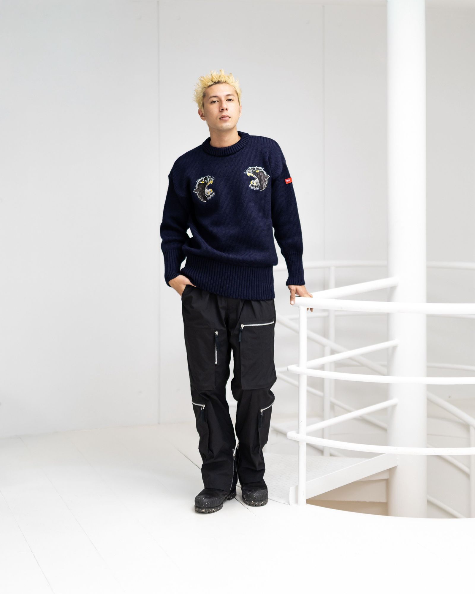 eYe JUNYA WATANABE MAN 梳毛天竺刺繍 Miller Rayner ニット 新作発売！