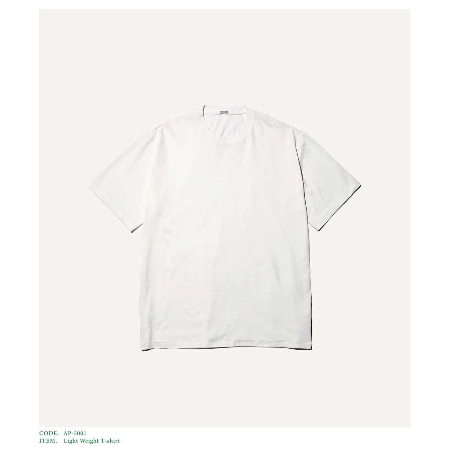 アプレッセ Light Weight T-shirt(AP-5001)WHITE
