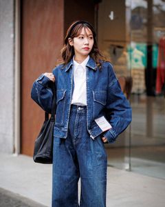 Graphpaper 25AW Women's Selvage Denim Zip Jacket(GL253-20057DB)INDIGO_DARK FADE☆8月9日(土)発売！