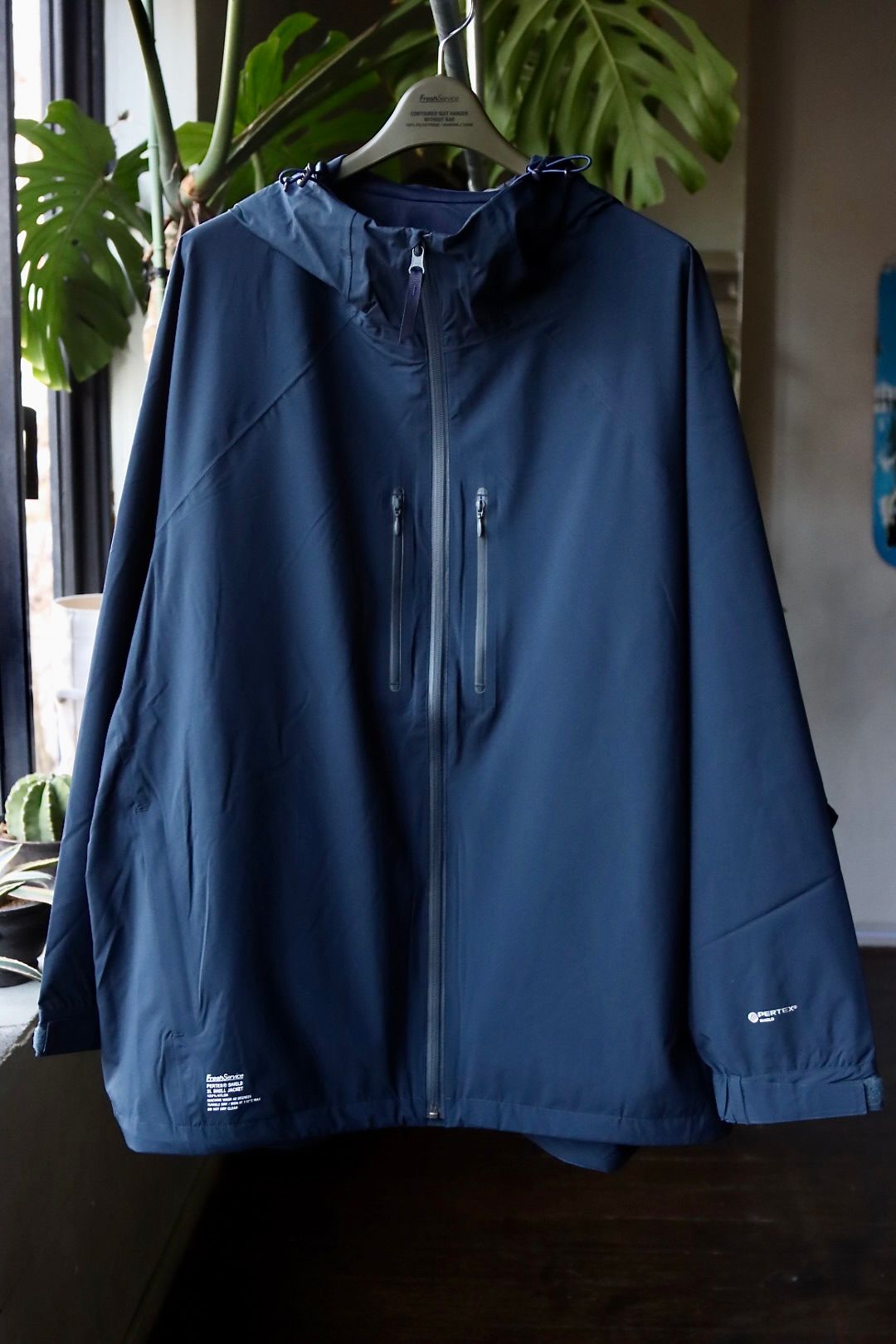 フレッシュサービスPERTEX SHIELD 2L SHELL JACKET(FSW-23-SJ_082)NAVY