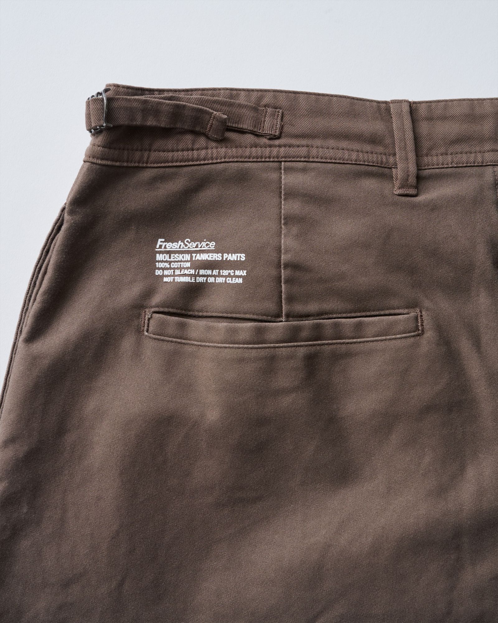 フレッシュサービス MOLESKIN TANKERS PANTS(FSC261-40217)MUD BROWN★2月21日(土)発売
