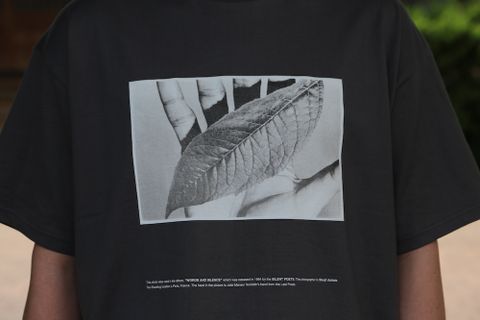 Graphpaper POET MEETS DUBWISE for Graphpaper Oversized Tee “WORDS AND SILENCE” style.2021.4.17.