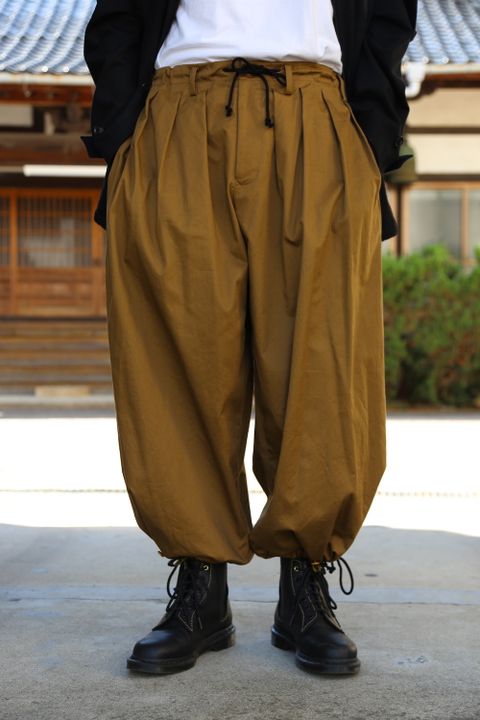 yohji yamamoto2020AW Y's BANG ON! Military hooded-Coat Black denim style.2020.10.18.