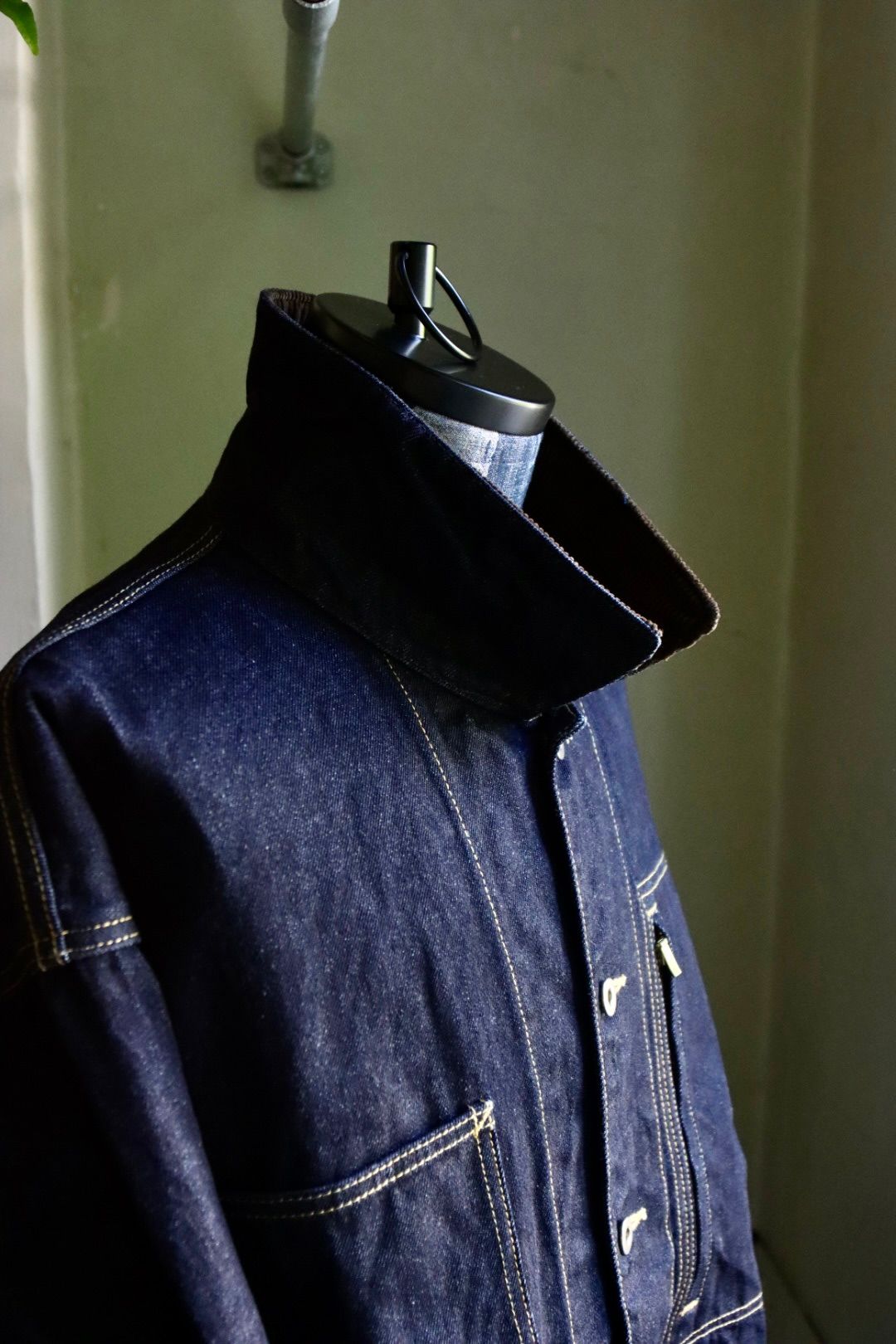 イズネス 23AW 13oz COVERALL DENIM JACKET (1005AWJK08)INDIGO