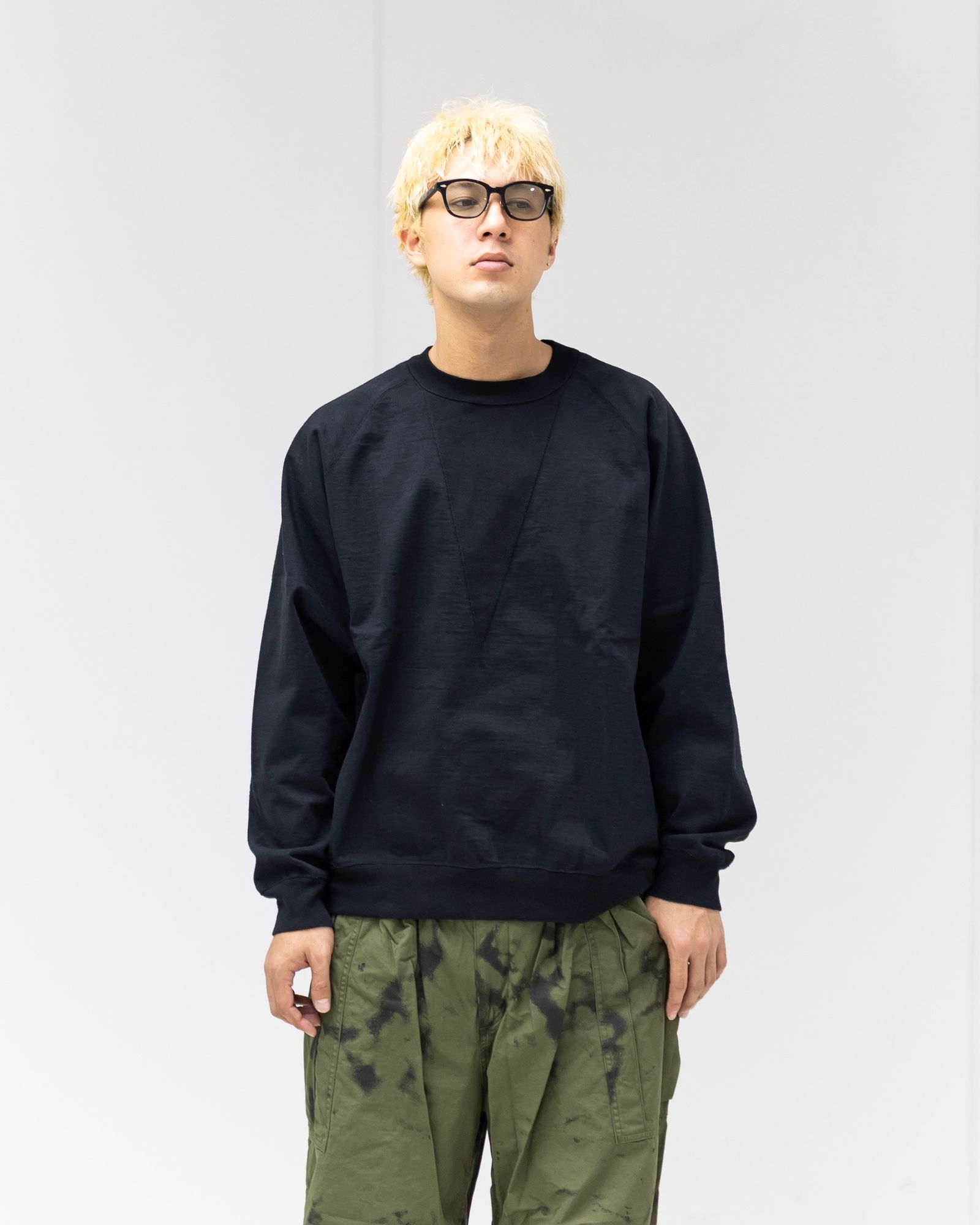 Gurank 25FW スウェット Loop wheel HT big long-t (2548B)BLACK☆新作発売！