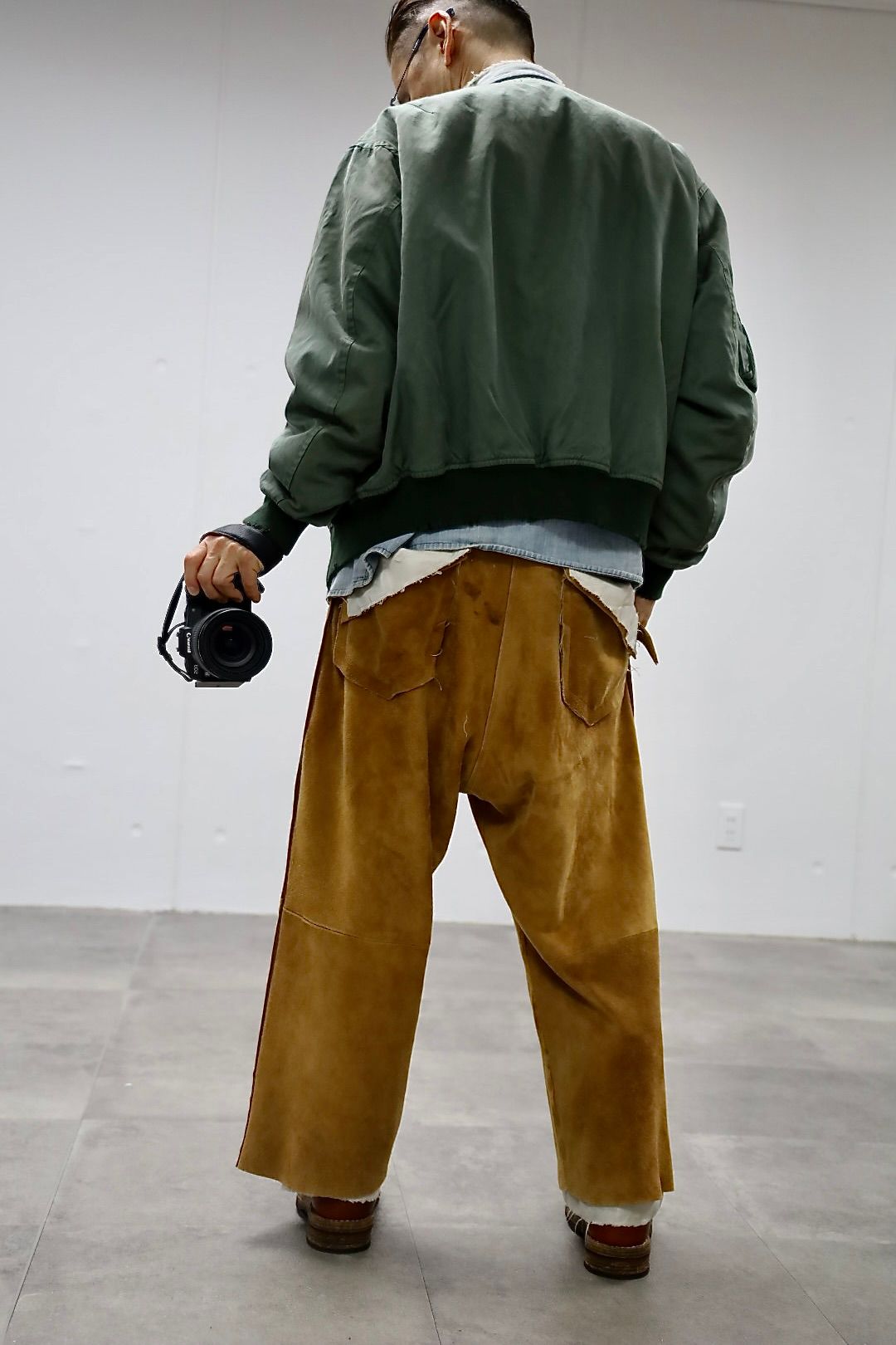 アプレッセ 2025 STYLE2 Vintage Silk Flight Custom Jacket(25AAP-01-28)SAGE☆10月25日(土)発売!
