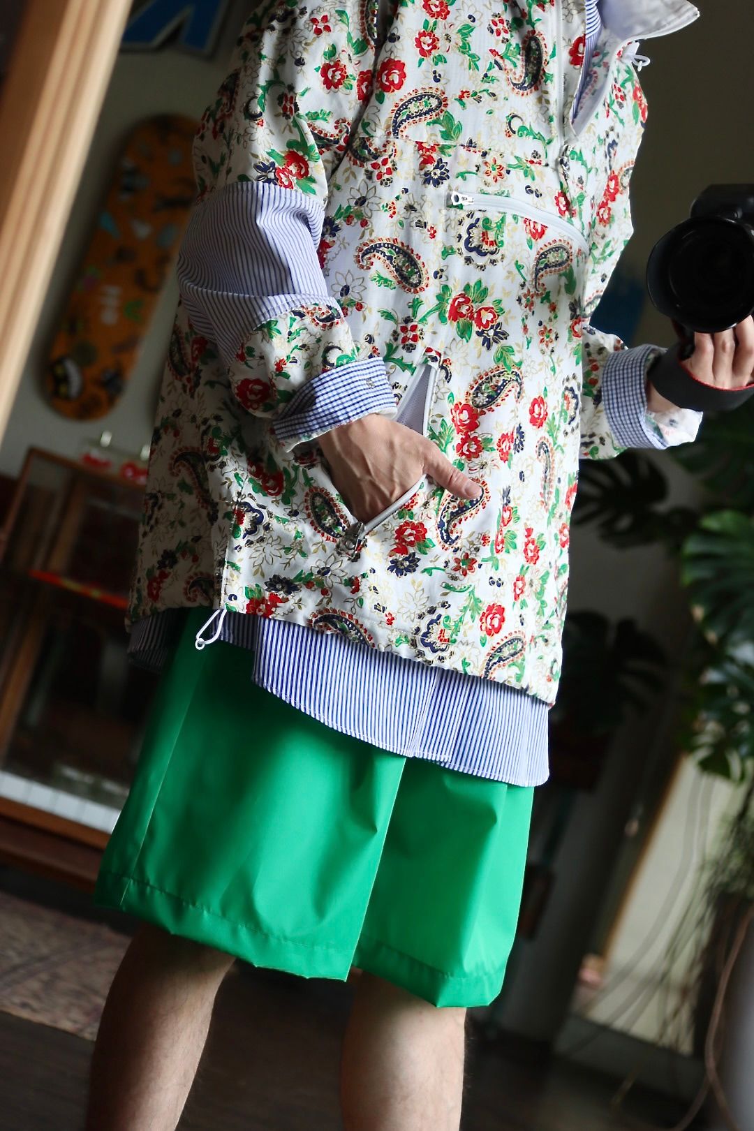 イズネス22SS AMPHIBIOUS SHORTS(31SSSH02)FLASH GREEN