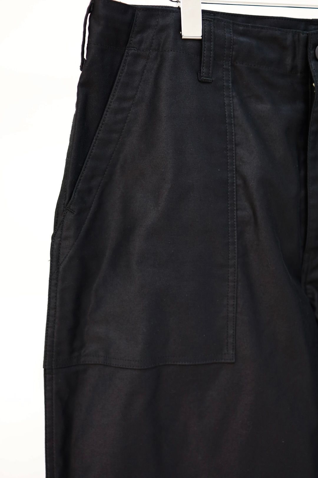 コムデギャルソンオム26SS 綿サテンパンツ(HQ-P029-051)BLACK☆4月3日(金)発売！