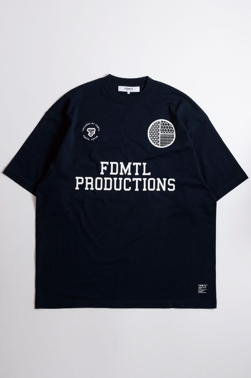ファンダメンタル Tシャツ FDMTL PROD TEE(FA26TE13)NAVY☆新作発売！