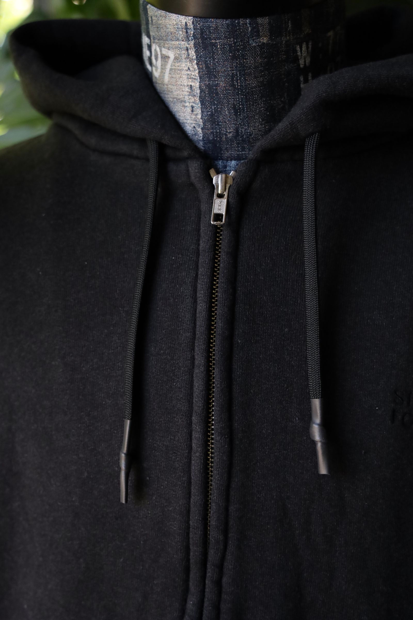 S.F.C 24FW エスエフシーSFC FULL ZIP HOODY(SFCFW24CS02)Black Melange
