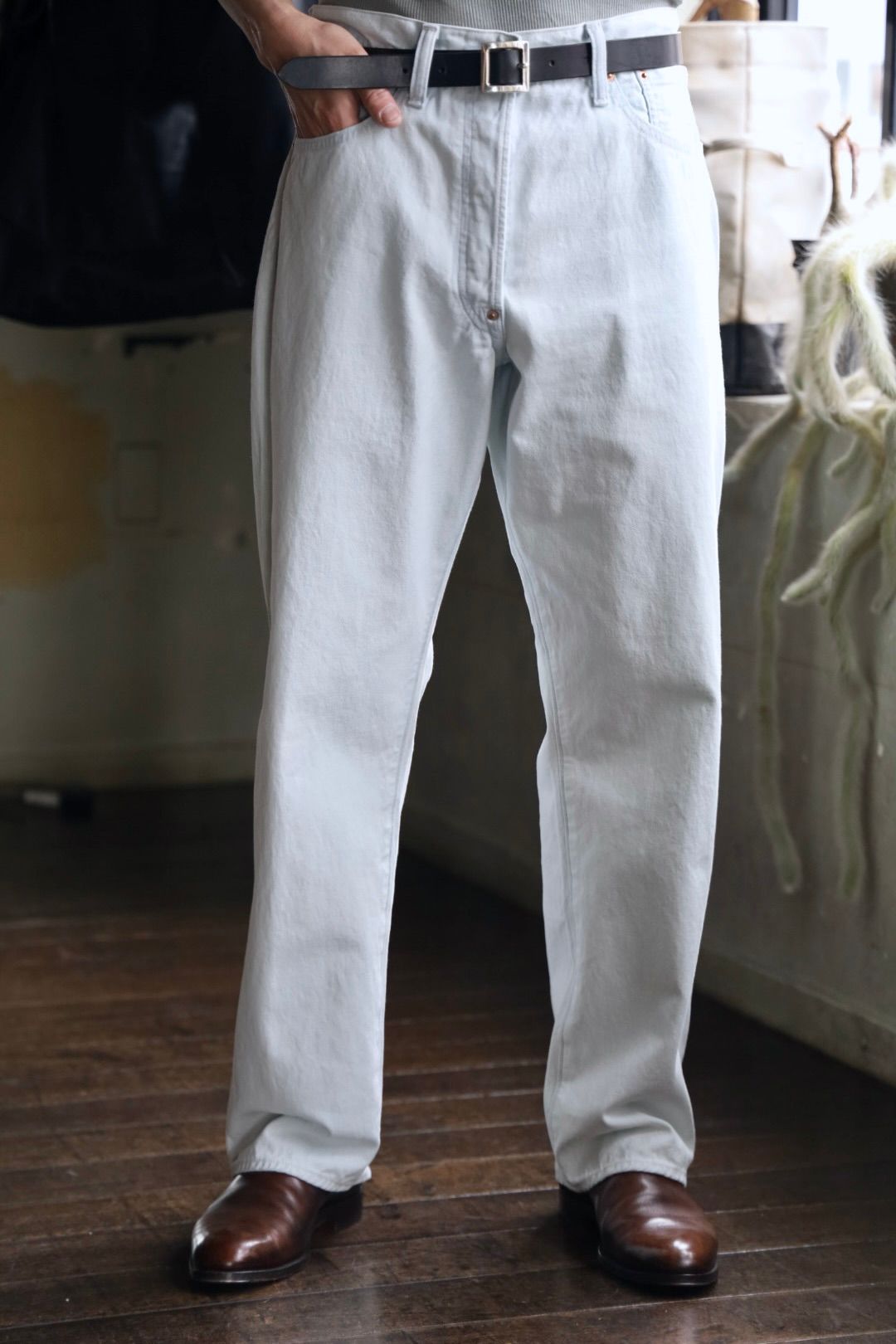 FOUNDOUR ファウンダ 25SS DENIM TRACKER JACKETスタイル2025.3.19.