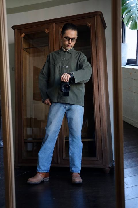A.PRESSE 25SS  Washed Denim Pantsスタイル2025.3.24.