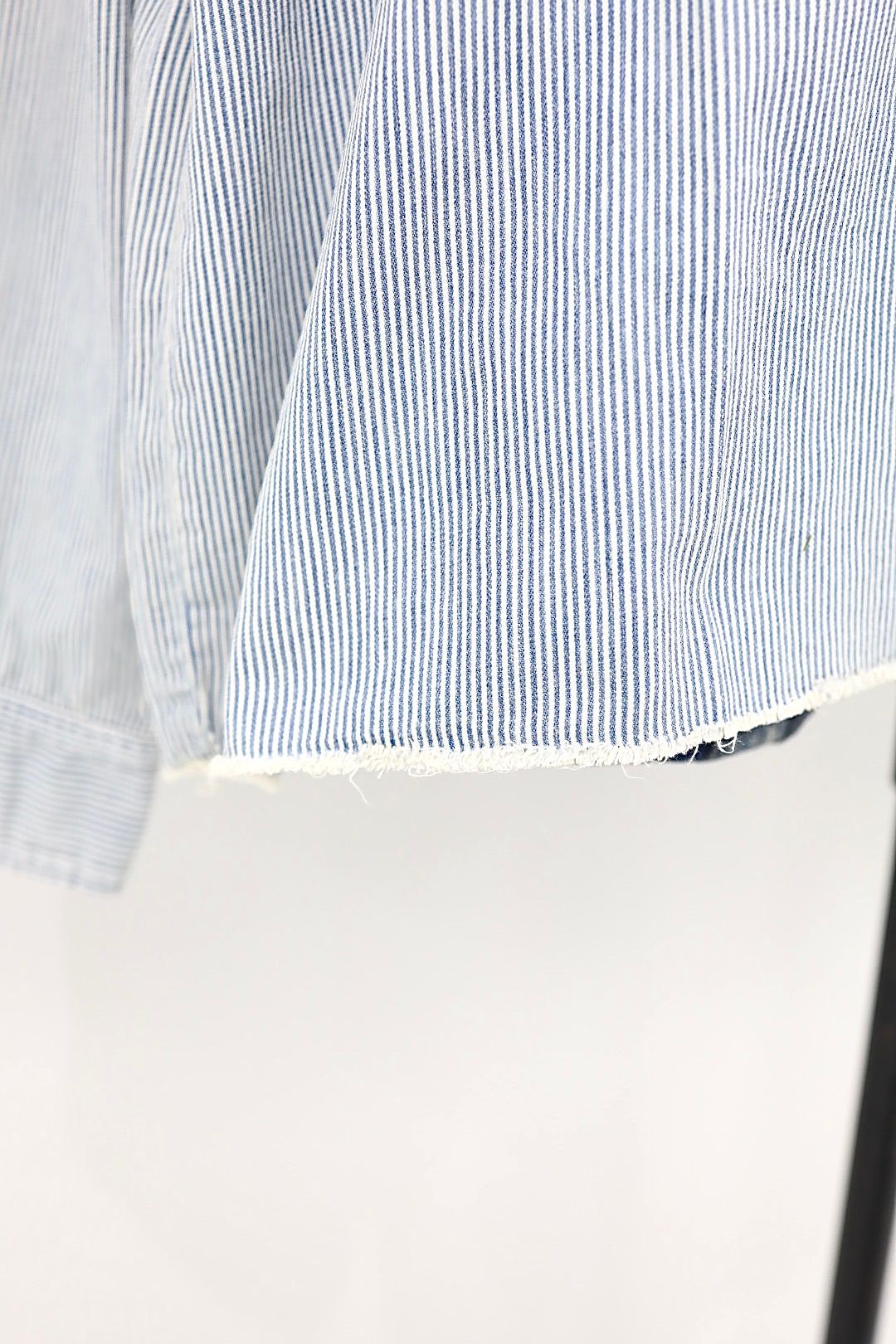 セントマイケル 26SS HICKORY SHIRT/STRIPE(SM-MK8-0000-041)WHITE