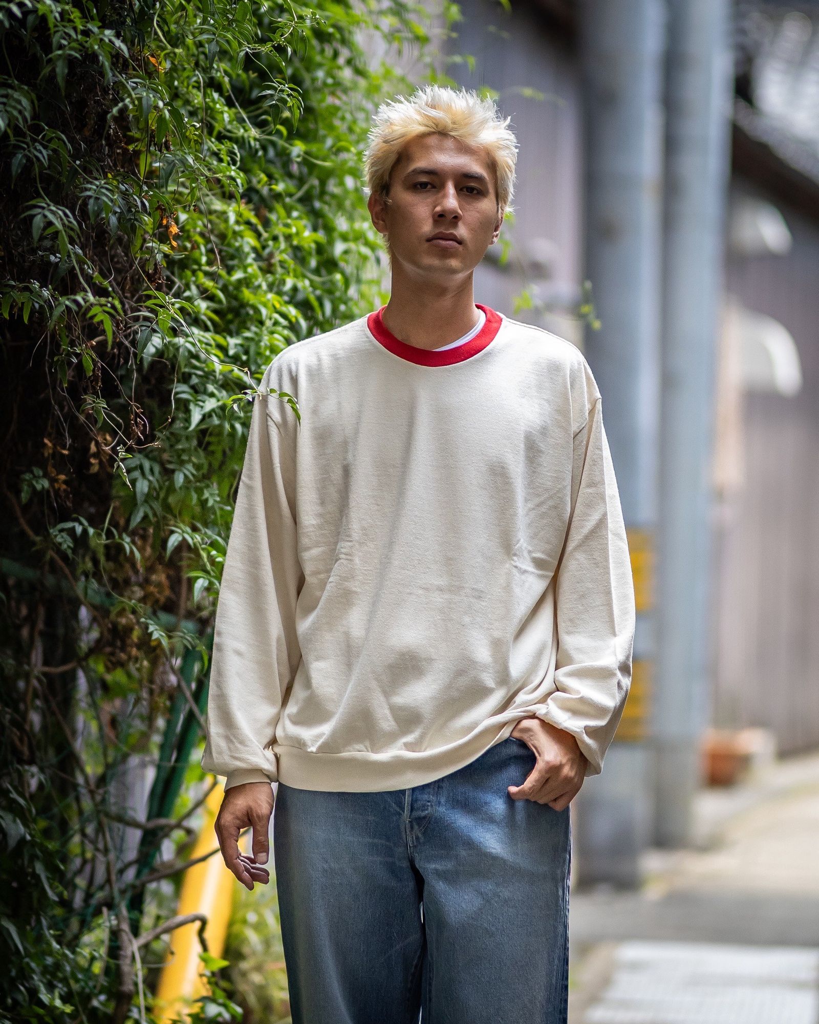 blurhms Co/Silk Nep Ringer Tee L/S 新作発売！