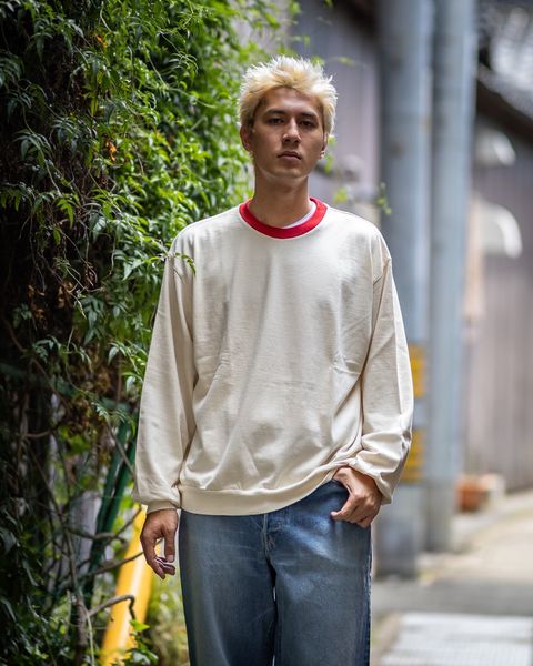 blurhms Co/Silk Nep Ringer Tee L/S 新作発売！