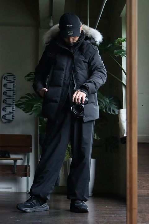 カナダグース22AW WYNDHAM PARKA BLACK LABELスタイル.2022.9.27.