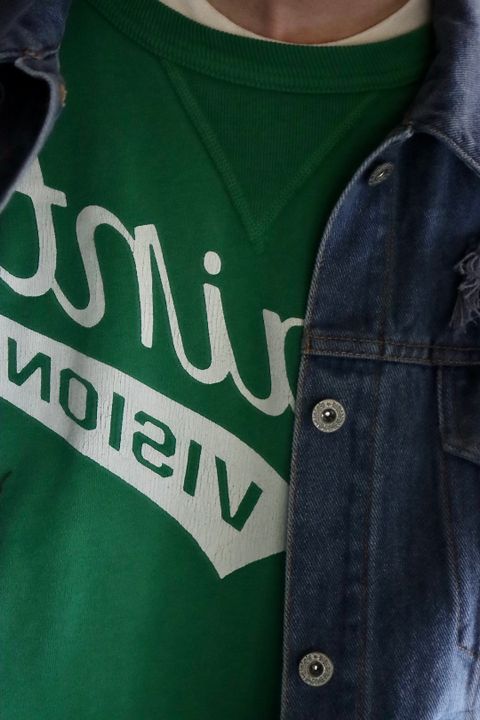 ©SAINT M×××××× VISIONスウェット"GREEN"style.2021.10.26.
