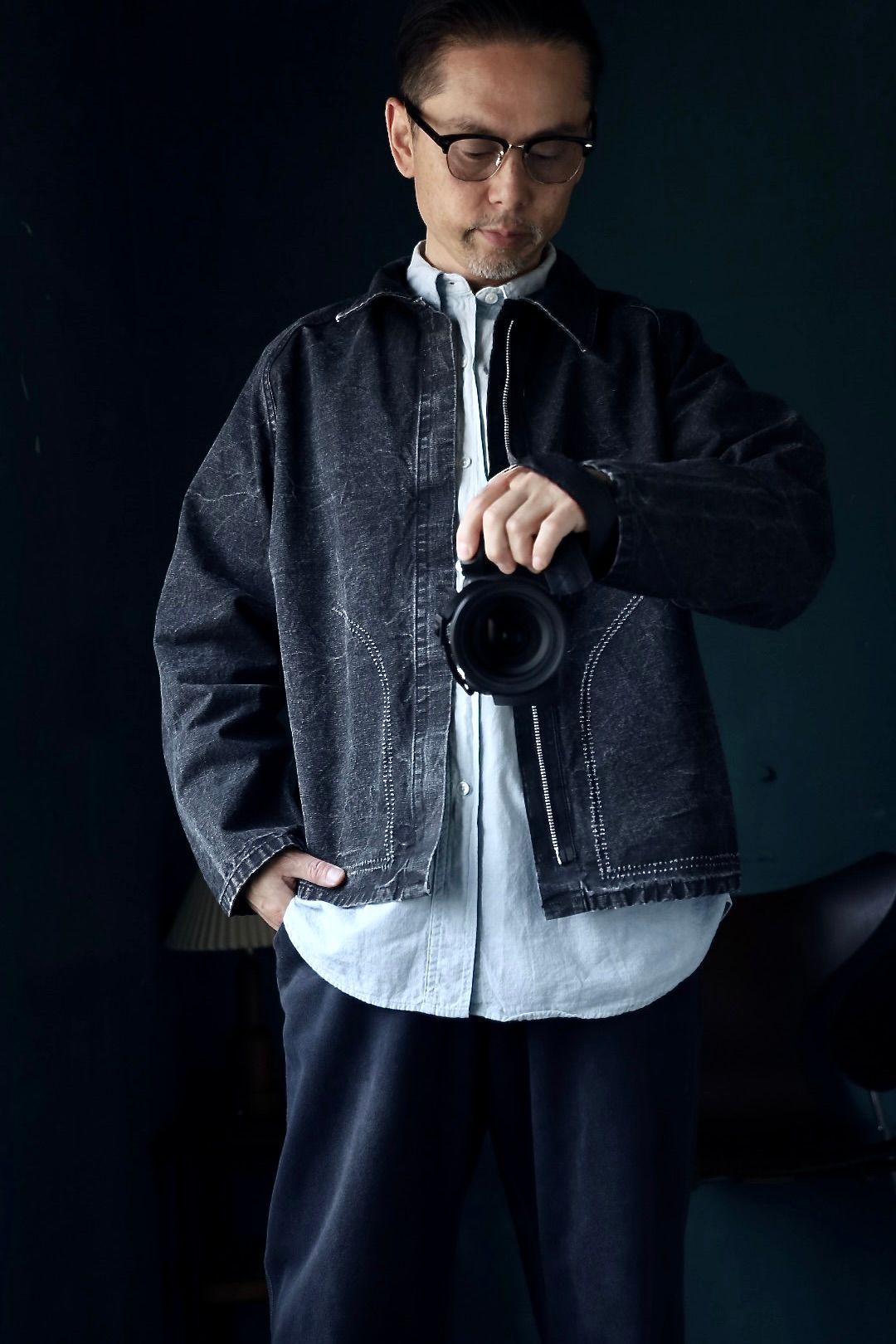 ジャケット・アウター apresse Vintage Hunting Jacket Black A.PRESSE 2025 STYLE2 Vintage Hunting Jacket