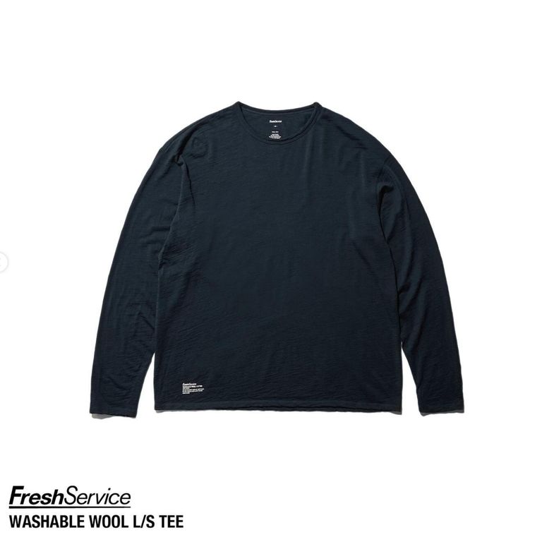 FreshService - フレッシュサービ24SS WASHABLE WOOL L/S TEE(FSC241